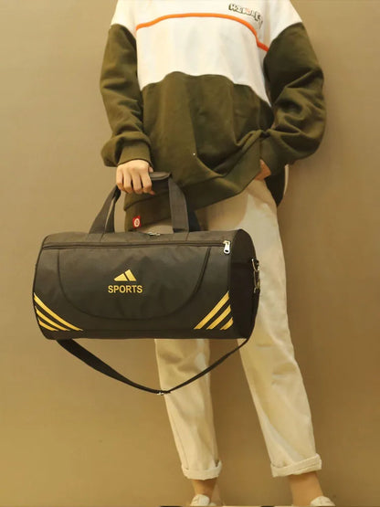 Large Capacity Waterproof Fitness Bag - Portable Travel Gym Bag for Taekwondo and Swimming