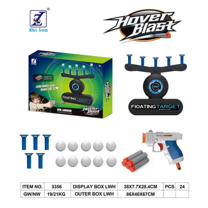 Luminous Electric Floating Target Shooting Set - Soft Foam Competition Game for Kids