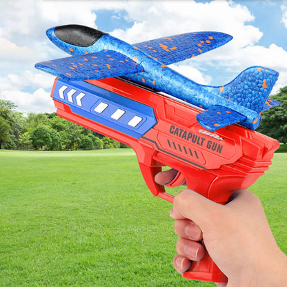 Professional Airplane Launcher Toys for Children - Foam Ejection Aircraft with Non-Slip Catapult Design - Available With/Without LED Lights for Kids 6+
