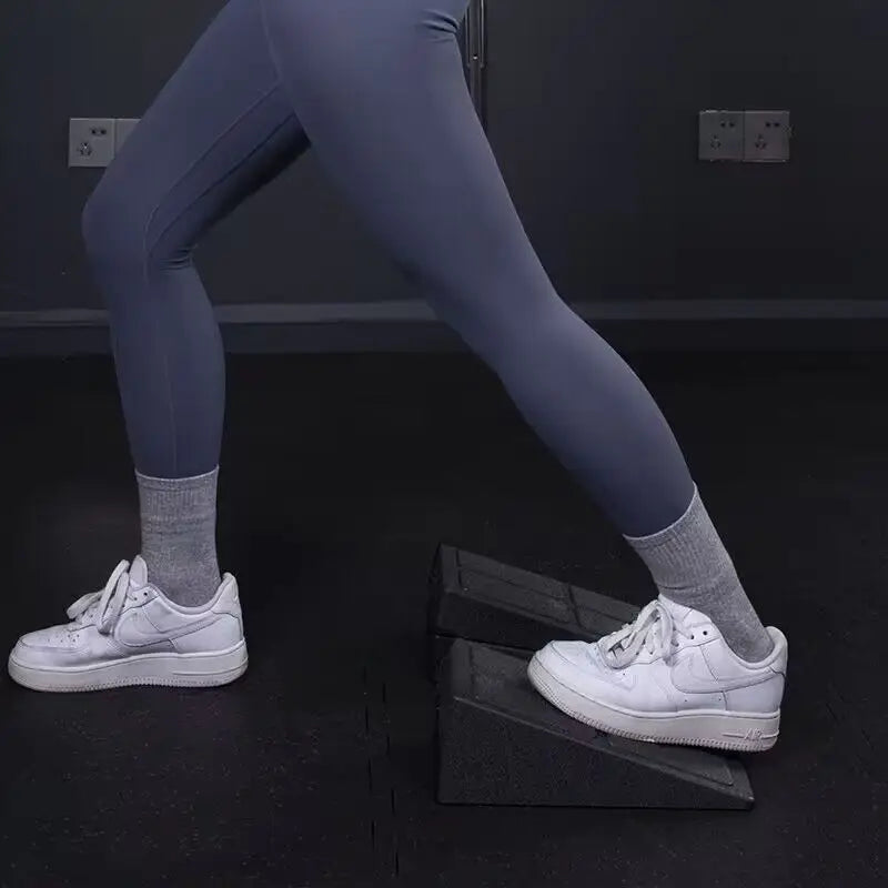 3-Piece Adjustable Squat Wedge Block Set - Non-Slip EPP Foam Slant Board for Squats, Deadlifts & Calf Stretching