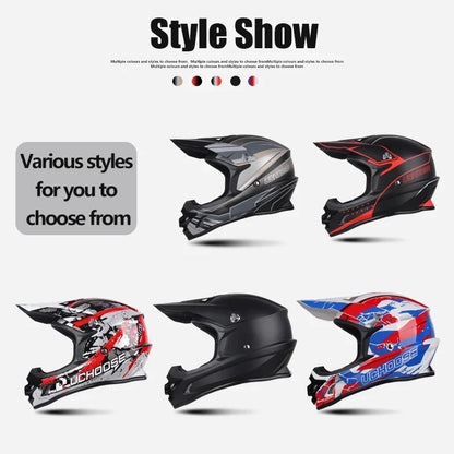 DOT Approved Motocross Helmet - Off-Road Racing Helmet for Men & Women (Downhill, Enduro, Cross)