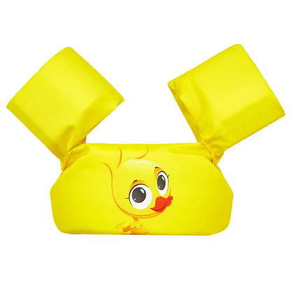 Adjustable Baby Swimming Life Jacket - Cartoon Foam Arm Sleeves with Safety Float Ring for Pool Training