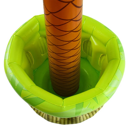 Tropical Palm Tree Inflatable Cooler - Pool Party Drink Holder