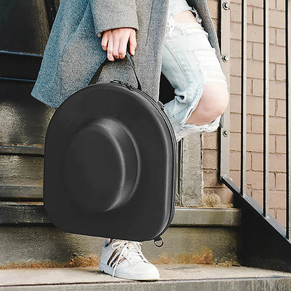 EVA Hat Storage Box Travel Case Durable Carrying Bag for Cowboy Fedora Baseball Felt Hats Crushproof Organizer