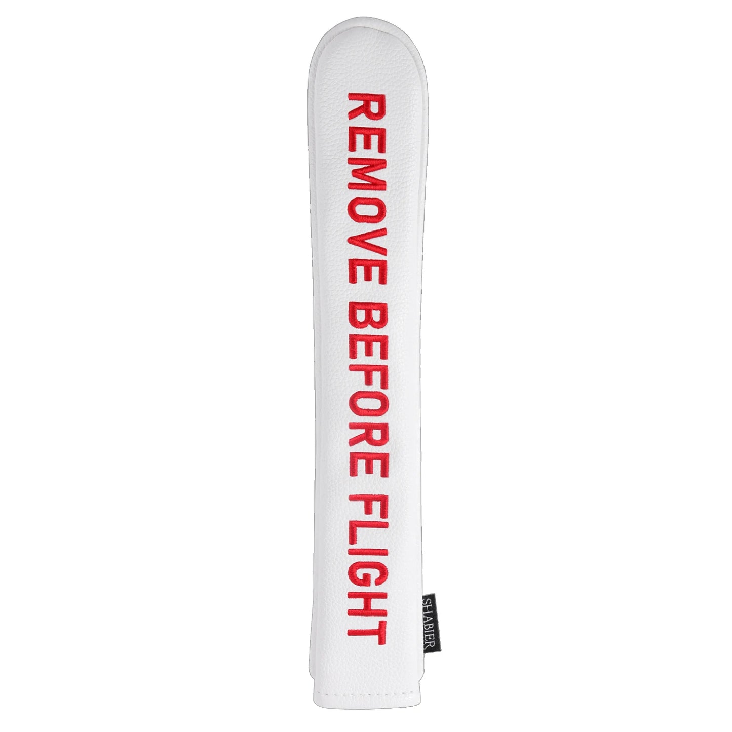 "Remove Before Flight" Golf Club Headcover - Premium Synthetic Leather Protection for Driver, Putter & Woods