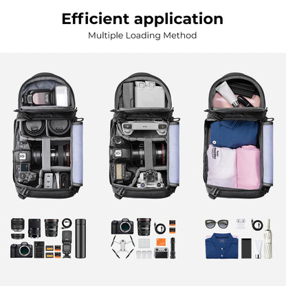 Camera Sling Backpack 10L - Waterproof DSLR/SLR Photography Bag