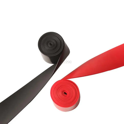 Muscle Floss Bands - 2-Pack Compression Wraps with Travel Bag for Recovery & Flexibility (Red/Black)