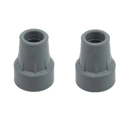 Heavy Duty Rubber Walking Stick Ferrule - Metal End Cap Cover for Canes, Crutches & Hiking Sticks (1-3 Pack)