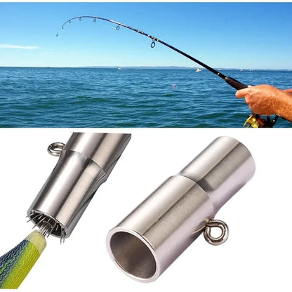 Portable Stainless Steel Squid Hook Straightening and Repair Tool for Fishing Bait Hooks