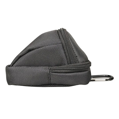 Portable Mini Golf Ball Waist Bag - Nylon Park Golf Ball Holder with Hook for Outdoor Sports