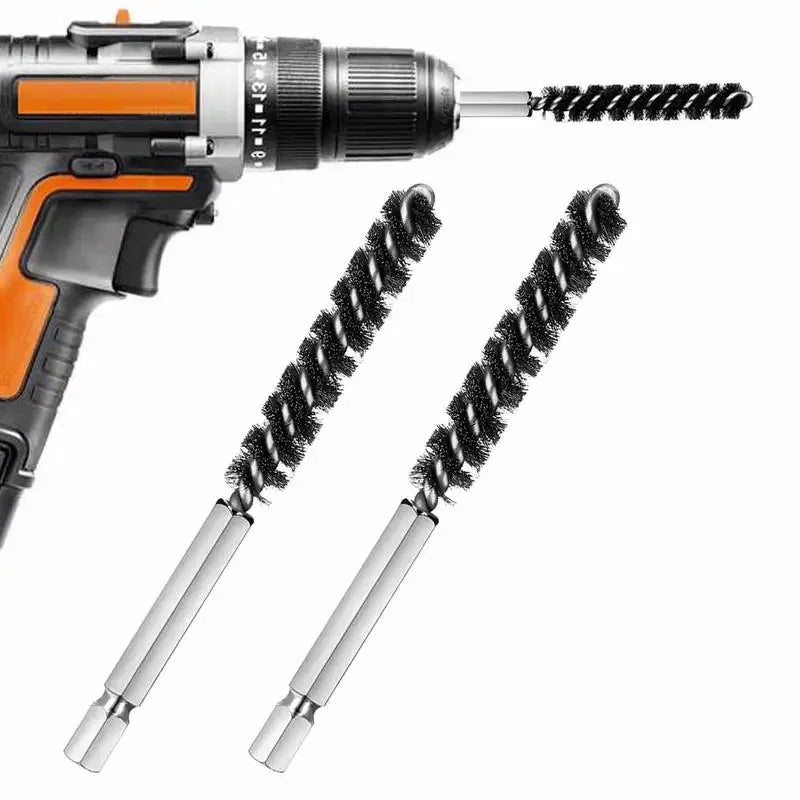 Golf Club Hosel Cleaning Brush Set - 9mm & 11mm Wire Brushes for Electric Drill