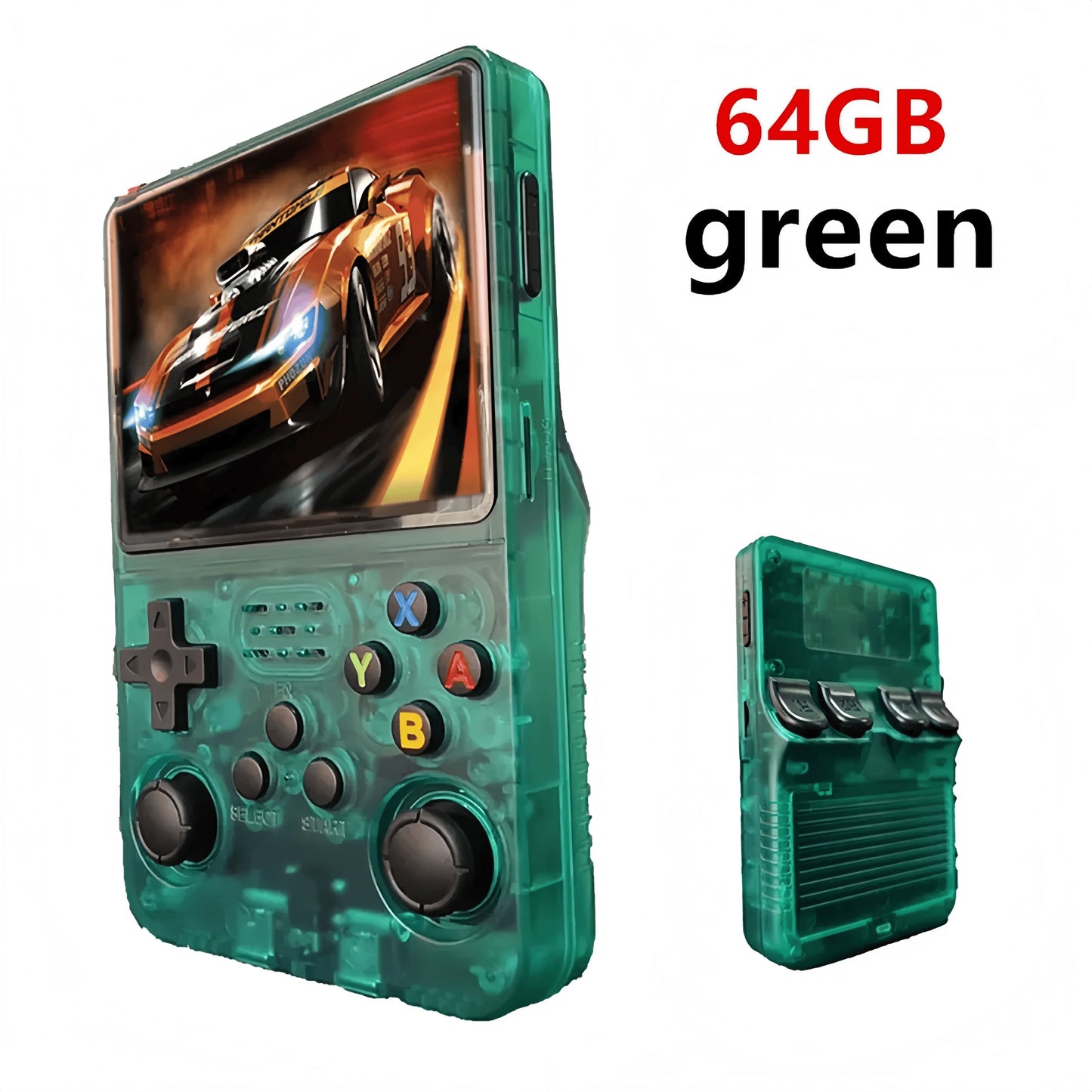 Retro Handheld Game Console R36S - 3.5" IPS Screen - 128GB Storage - Linux System - Portable Pocket Player (R36 Ultra/PRO)