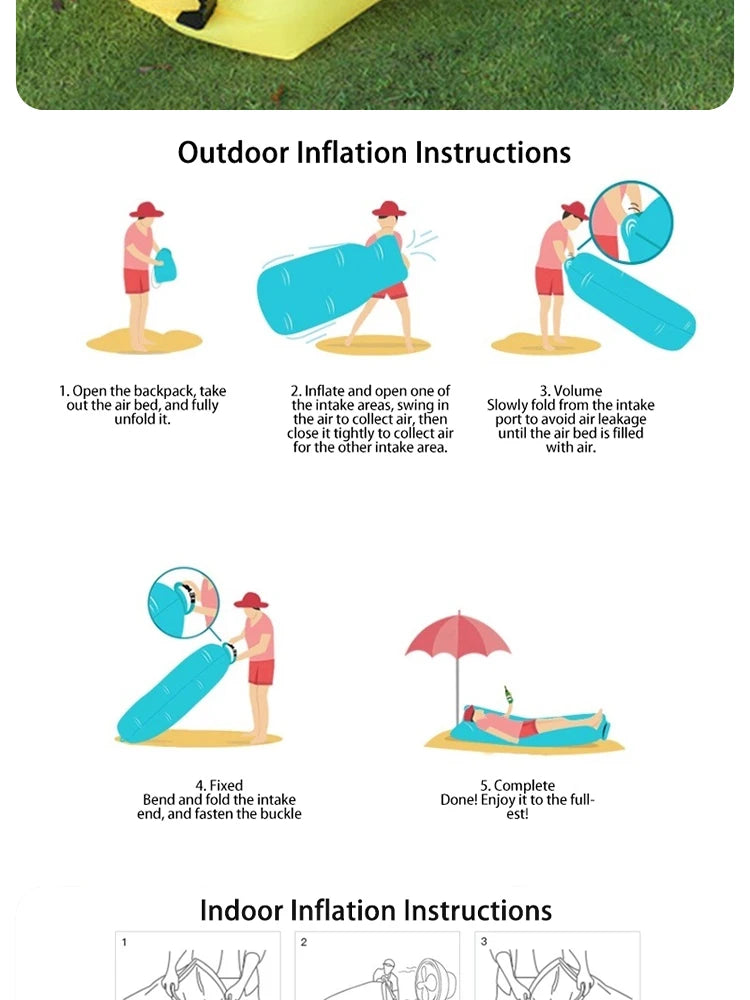 Inflatable Sofa for Outdoor Use