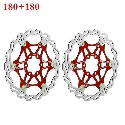 Floating Disc Brake Rotor - 160mm/180mm/203mm MTB & Road Bike - Ultralight Heat Dissipation Design