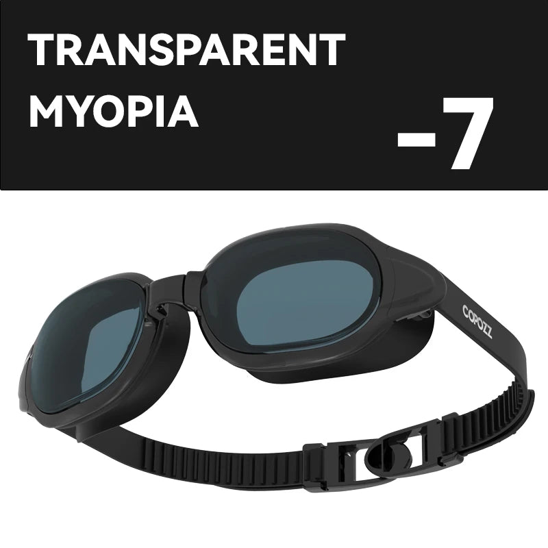 Prescription Swimming Goggles with Anti-Fog UV Protection - Myopia Diopter Swim Eyewear