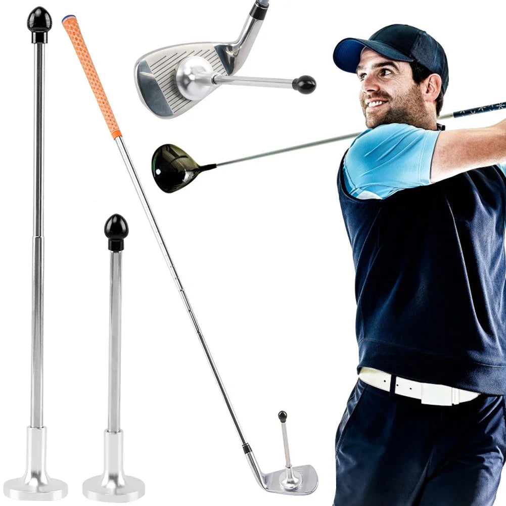 Golf Magnetic Alignment Tool - Adjustable Swing Trainer Rod for Shot Control & Clubface Alignment