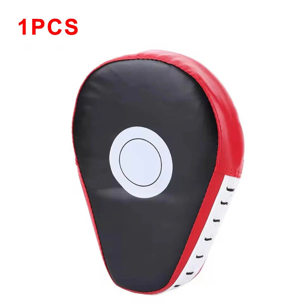 Leather Boxing Foot Target Pads - MMA Muay Thai Kicking Training Equipment for Kids & Adults