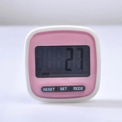 3D Pedometer with LCD Display - Walking & Running Step Counter with Clip
