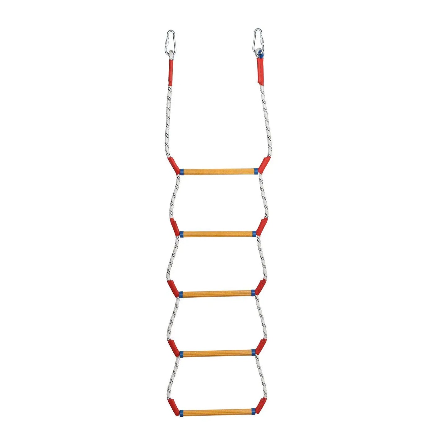Heavy Duty Marine Rope Ladder - Resin Step Boat Ladder for Kayak, Inflatable Boat, Yacht & Water Sports
