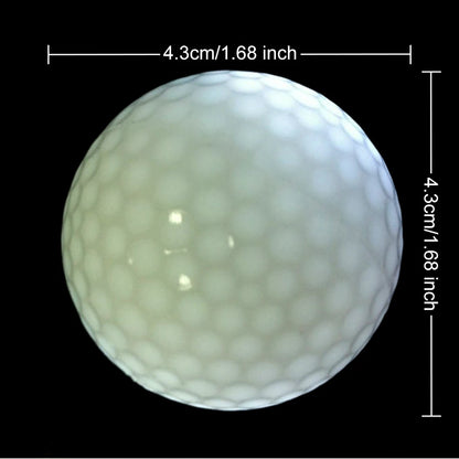 LED Golf Balls - 5 Pack Glow in the Dark Night Training Balls (Blue, Orange, Red, White, Green, Pink)