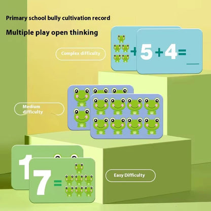 Frog Balance Scale Math Learning Toy - Addition & Subtraction Educational Game for Early Childhood Development