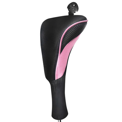 Premium Golf Club Head Covers for Woods & Hybrids - 1 Piece Long Neck Design