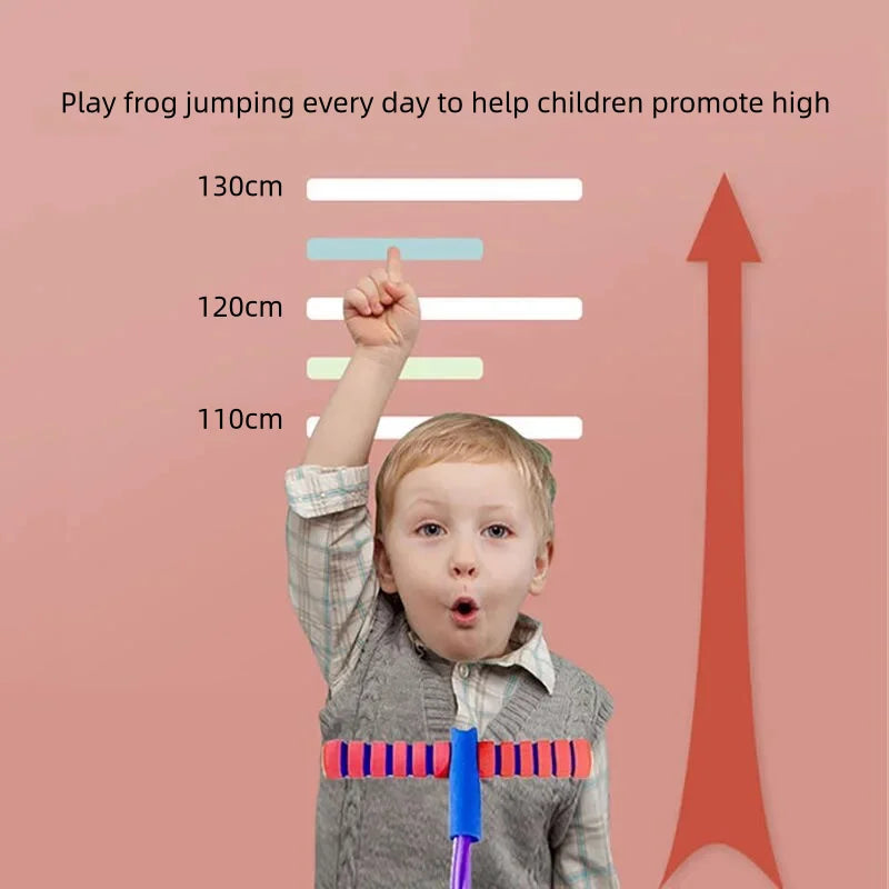 Frog Jumping Balance Toy - Outdoor Exercise Equipment for Kids Growth & Fitness with Sound