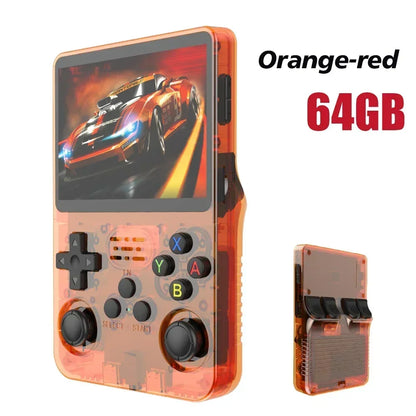 R36S Retro Handheld Game Console - 3.5'' IPS Screen - 64GB/128GB/256GB Storage - ARKOS 2.0 Portable Gaming System
