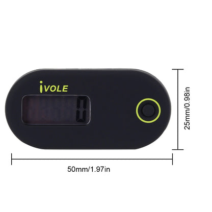 Portable Digital Pedometer with Clip - Lightweight Step Counter for Walking, Running & Jogging