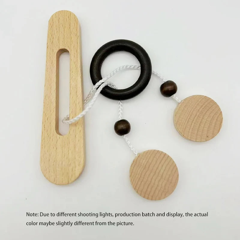 Kongming Luban Lock - Wooden Ring Escape Puzzle Game Intelligence Toy