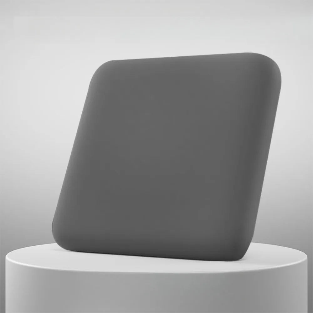 Elastic Memory Foam Seat Cushion - Soft Bounce-Back Design with Breathable Cover - Removable Washable Pad for Office & Long Sitting