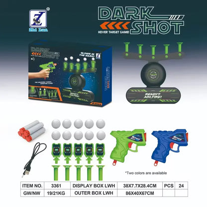 Luminous Electric Floating Target Shooting Set - Soft Foam Competition Game for Kids