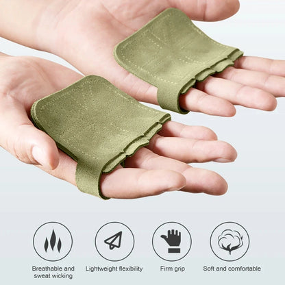 Premium Leather Weight Lifting Gloves - Palm Protection for Men & Women - Fitness Training Grips for Weightlifting, Pull-Ups & Gymnastics