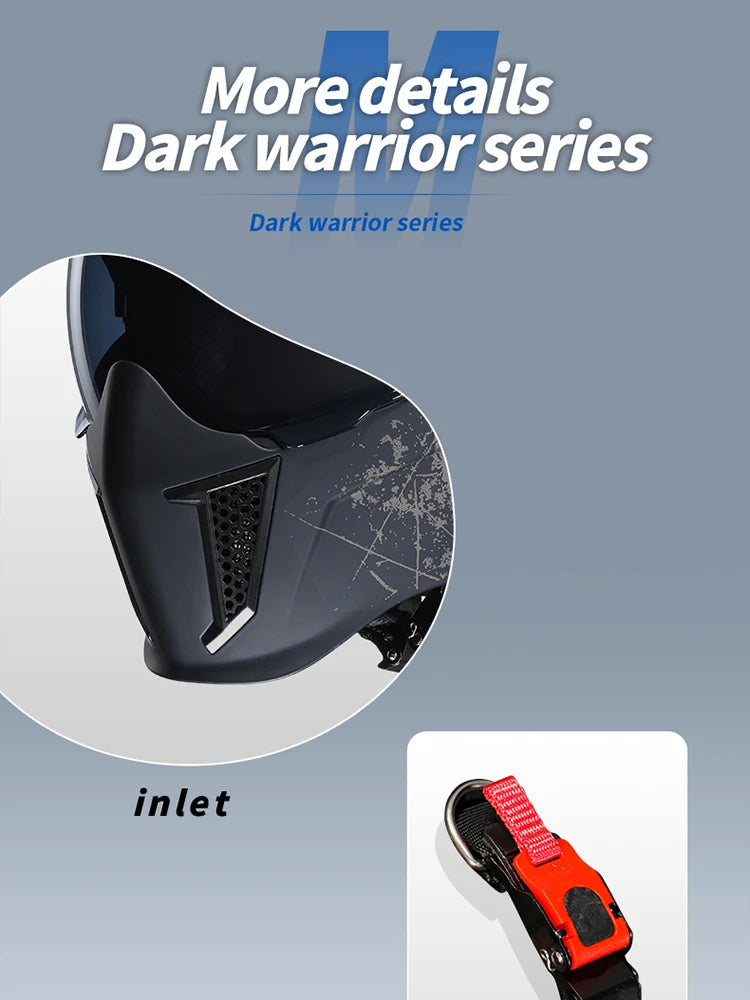 Modular Motorcycle Helmet - Full Face/Open Face 3/4 Dual Visor Helmet (ECE/DOT Certified, Unisex)