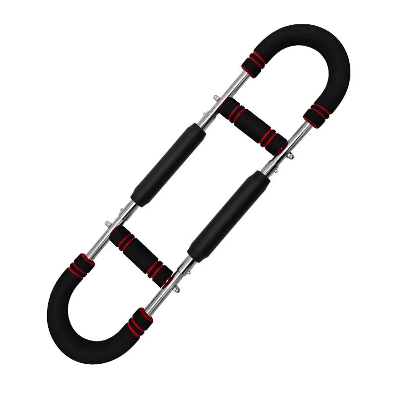 Adjustable U-Shaped Spring Arm Exerciser - Portable Chest, Triceps, and Forearm Trainer with Foam Handles