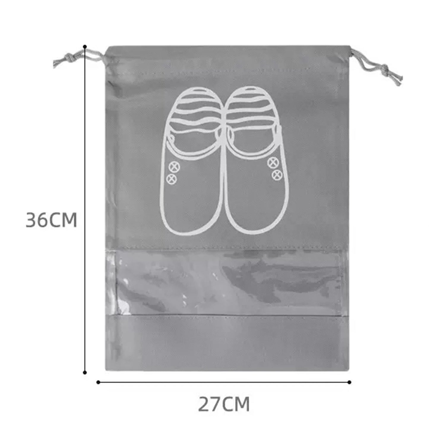 Waterproof Nylon Drawstring Storage Bag - Multi-Purpose Travel & Sports Organizer Pouch