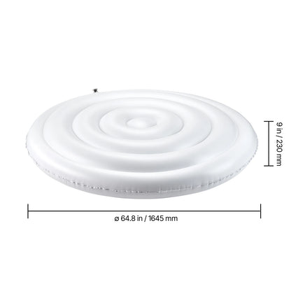 Inflatable Hot Tub Cover - Round Insulated Spa Cover for Recovery & Relaxation (65" Diameter)
