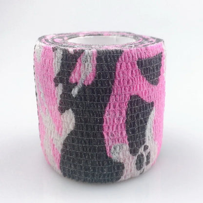Self-Adhesive Elastic Bandage Tape - Breathable Medical Sport Wrap for Finger, Wrist & Ankle - Camouflage Fixer Tape for Pets & Animals