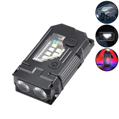 Portable 10W COB+LED Outdoor Lantern - 1800mAh USB Rechargeable Camping Light for Hiking, Fishing & Night Adventures