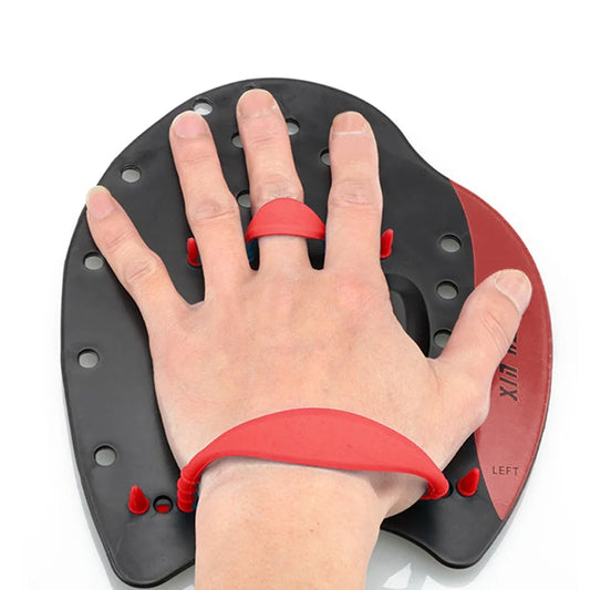 Swimming Training Hand Paddles & Webbed Gloves - Water Sport Fins Flippers for Adults & Children