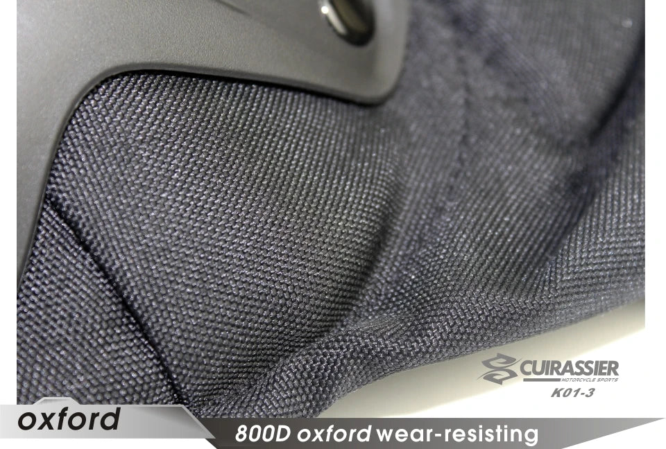 Cuirassier MX Motorcycle Knee Pads - Night Reflective Motocross Racing Guards Protection