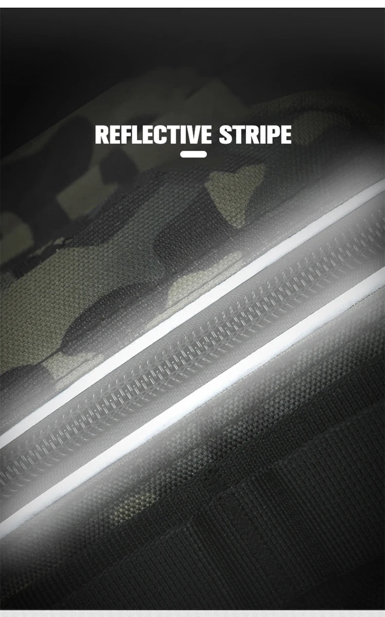 Men's Fishing Backpack with Pole Holder - Equipment Storage Bag with Bait Box, Sling Shoulder Strap