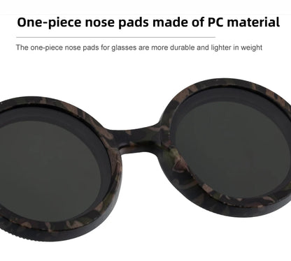 Polarized Steampunk Round Sunglasses - ND9 Adjustable Dimming, Small Frame Light-Reducing Eyewear for Men, Fishing & Driving UV400