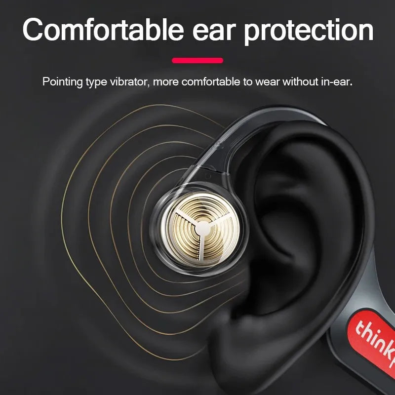 Bone Conduction Wireless Earbuds - TWS Bluetooth Sports Headset for Running & Cycling