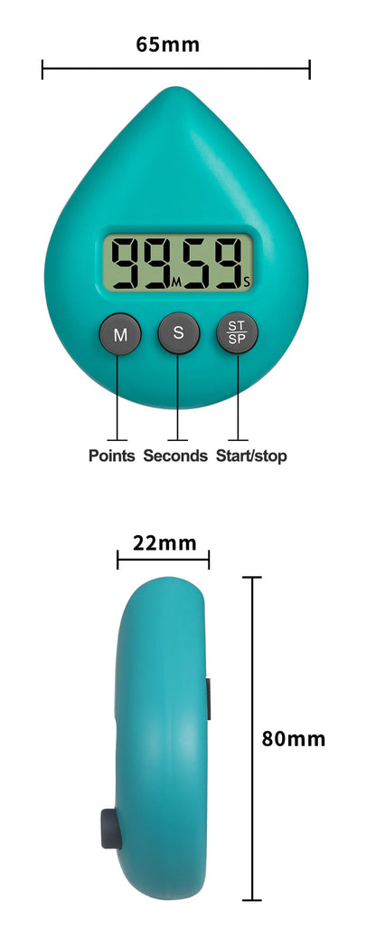 Mechanical Kitchen Timer - Countdown Alarm Clock for Cooking, Conference Rooms & Games