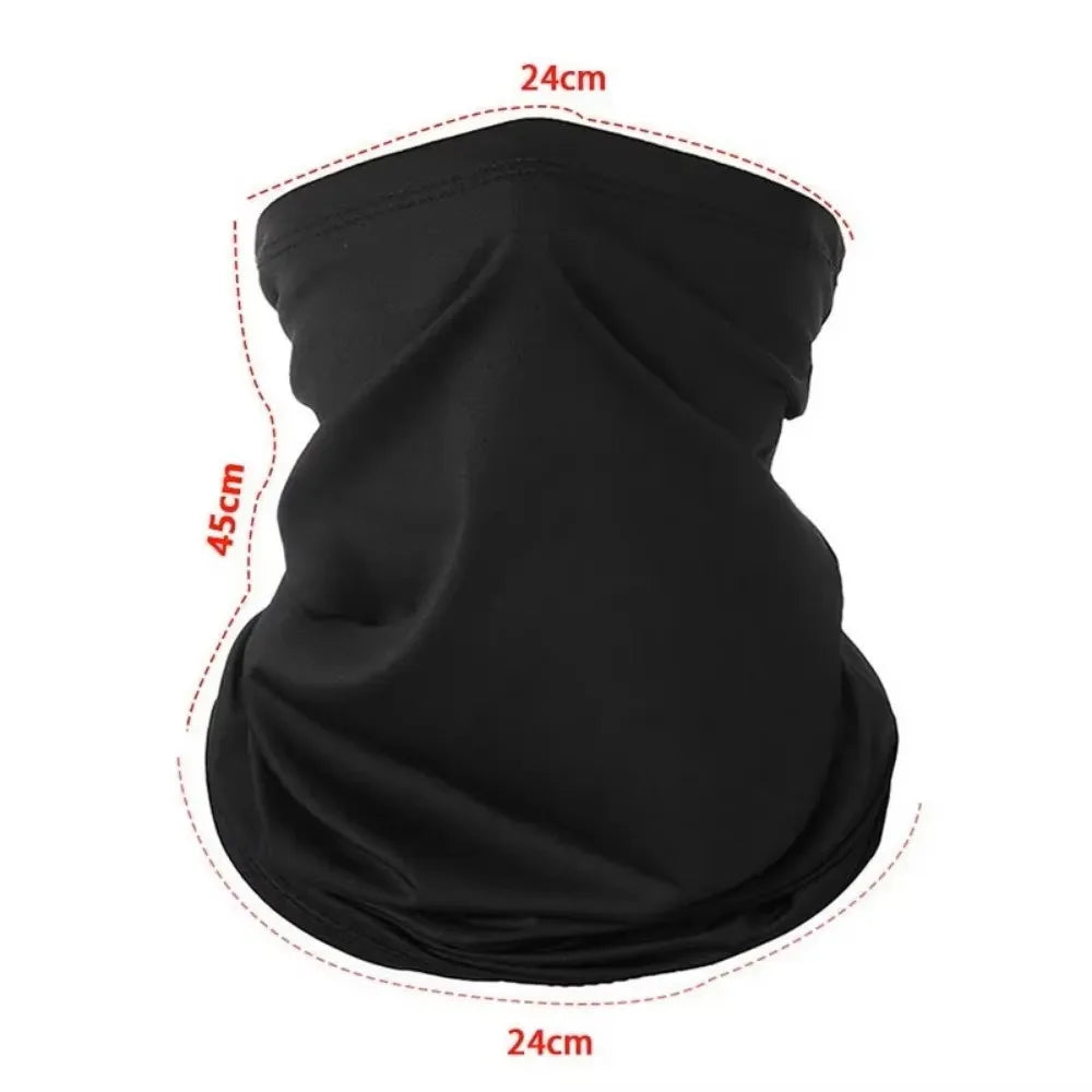 Multifunctional Outdoor Face Mask - Seamless Balaclava Neck Warmer for Cycling, Motorcycle, Fishing - Windproof & Sun Protection Bandana Buff