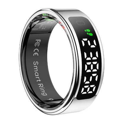 COLMI R12 Smart Ring 2025 - Touch Display Screen, Wireless Charging, Health Tracking, 5ATM Waterproof for Men & Women