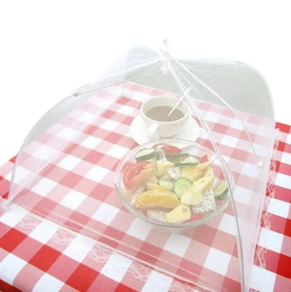 Foldable Mesh Food Cover - Pop-Up Umbrella Style Protector