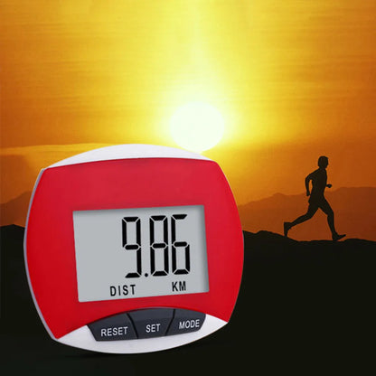 LCD Clip-On Pedometer - Accurate Step Counter with Distance & Calorie Tracking