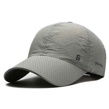 Men's Quick-Dry Breathable Baseball Cap - Outdoor Sun Hat for Summer Fishing